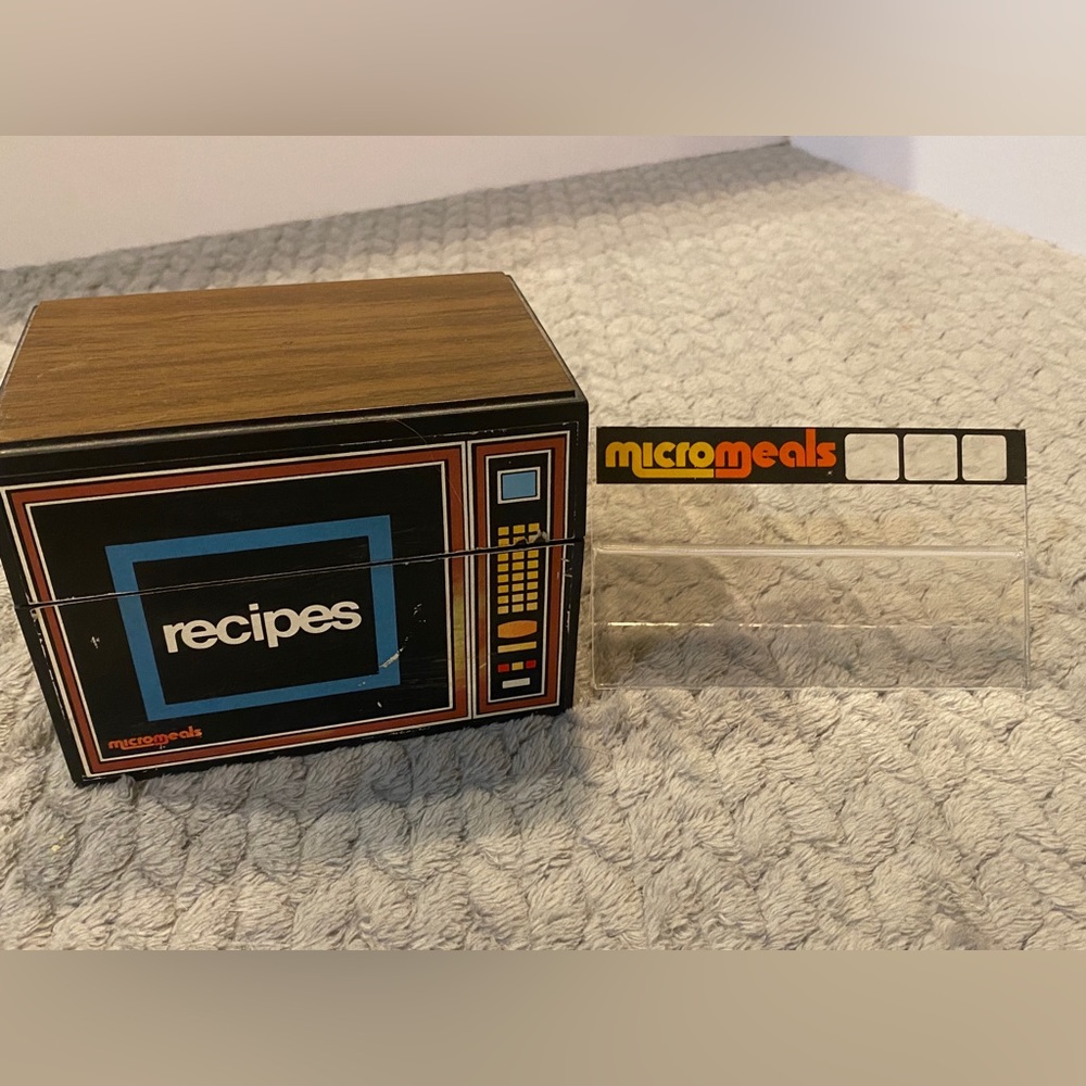 Vintage 1981 Micro Meals Microwave Recipes 80s Retro